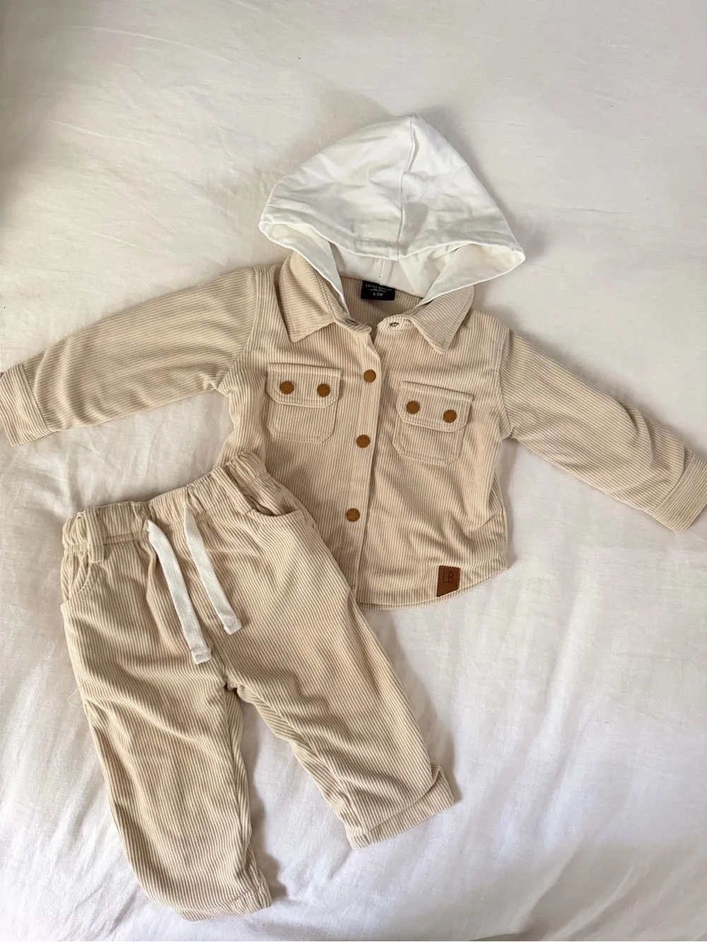 Little Bipsy Corduroy Shacket & Pants Set - 6-12 Months